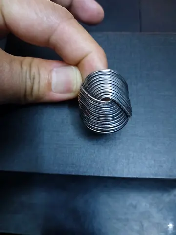 Silver 925 heavy ring and normal heavy bangle