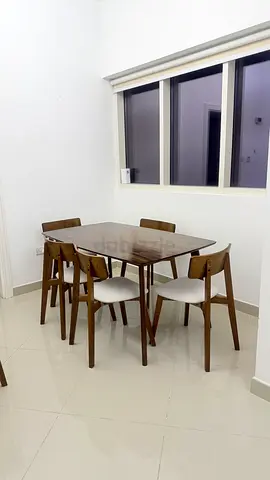 Table and five chairs