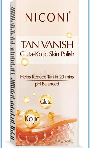 NICONI Tan Vanish Gluta-Kojic Skin Polish Gift Set - Brand New 4 sets