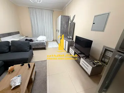 A golden opportunity! Luxurious, fully furnished studio apartment for monthly rent in Al Yasmin Towers, Al Jurf 2, Ajman ✨