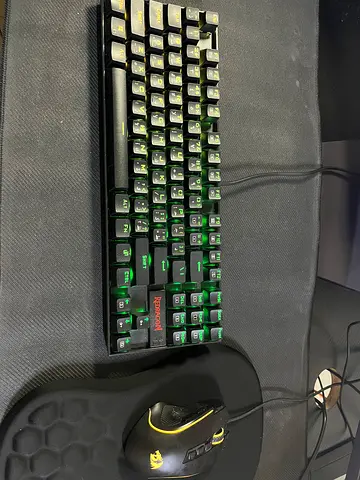 Redragon RGB Mechanical Gaming Keyboard with Redragon Wired Mouse - Used