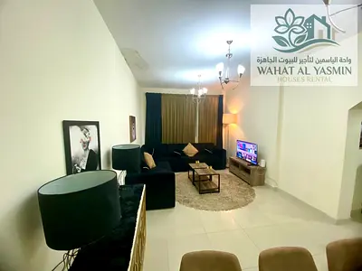 Two bedrooms and a living room / furnished with hotel-style furniture / close to Dubai / Al Taawun / Sharjah
