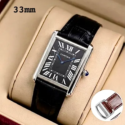 Cartier tank 33mm womens watch