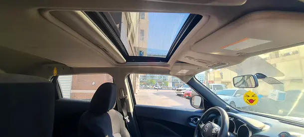 2014 JUKE SUNROOF FULL OPTIONS ((( SUPER CLEAN ))) LEATHER FULL NISSAN SERVICE GULF GCC SPEC