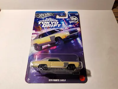 Hotwheels Silver Series The Fast And Furious : Tokyo Drift 1970 Monte Carlo