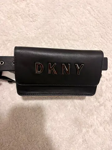 DKNY Black Leather Wallet/Clutch