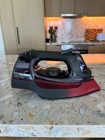 CHI Steam Iron with Vertical Steam Burst, Lava Infused Ceramic Soleplate, 300+ Steam Holes, XL cord