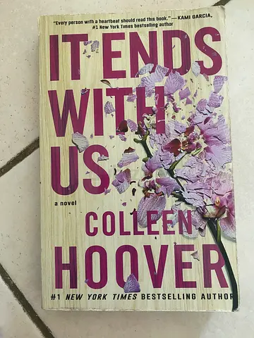 It Ends With Us by Colleen Hoover Paperback Novel