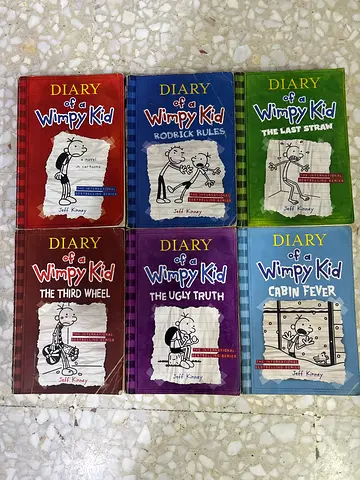 Diary of a Wimpy Kid complete set (6 books) - good condition