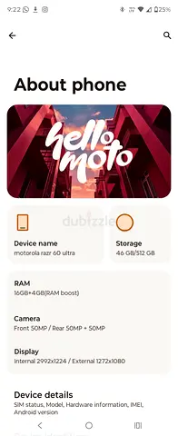 Motorola razer ultra 60