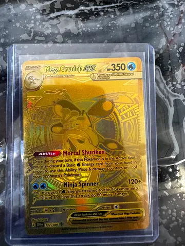 Mega Greninja ex Gold Chaos Rising Pokemon
