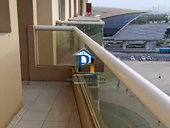 Front of the Al nahada Metro Station 1bhk available 53k with balcony all facilities