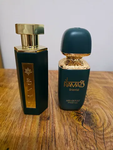 Perfume Bottles - arab obaya ( Reef perfumes )  and ramad oriental ( arabiyat prestige )