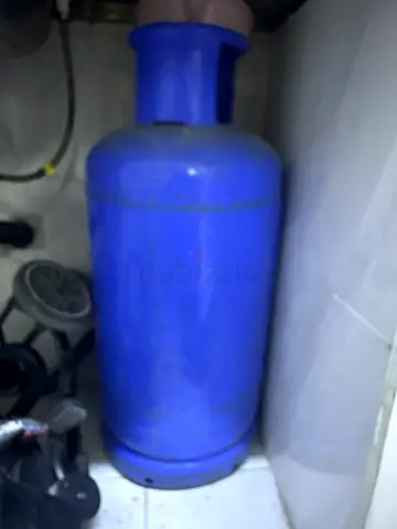 Blue LPG Gas Cylinder - Used