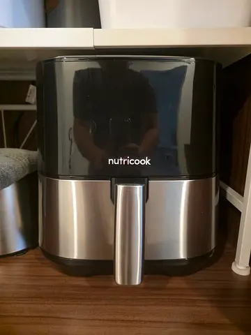 Nutricook Air Fryer - Compact Stainless Steel, Good Condition