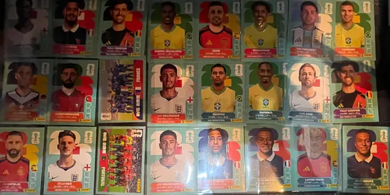 Panini sticker cards trading