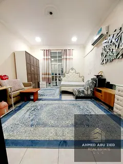 Luxury studio for monthly rent in Al Rawda 3, Ajman. Inside a clean, quiet villa. Large space, priva