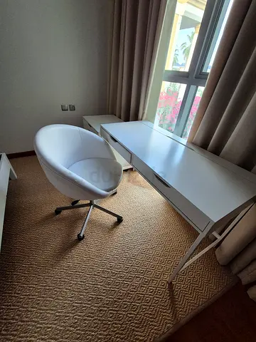White modern desk IKEA ALEX desk 130x60 - good condition