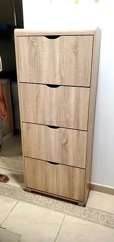 IKEA-style 6-tier Shoe Rack / Organizer in Wood Finish