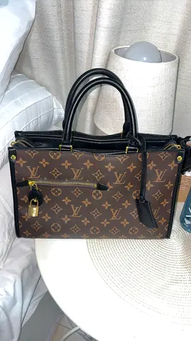 Louis Vuitton monogram tote bag - master copy / brown/black, good condition