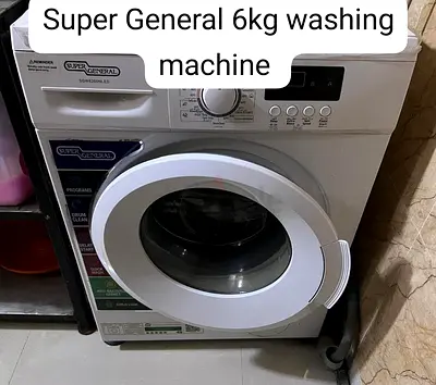 Super General 6kg Front Load Washing Machine - Good Working Condition