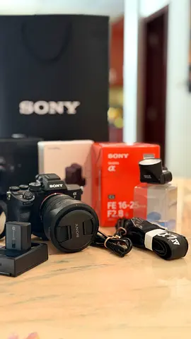 Sony A7iv Mirrorless Camera with FE 16-25mm f/2.8 and Accessories