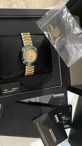 Rado womens Two-Tone Stainless Steel Automatic Watch with Box and Papers