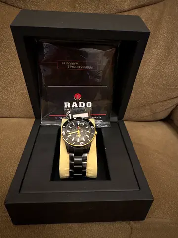 Mens Ceramic Wristwatch with box