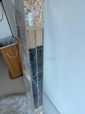 Neutral beige runner rug - new, still wrapped
