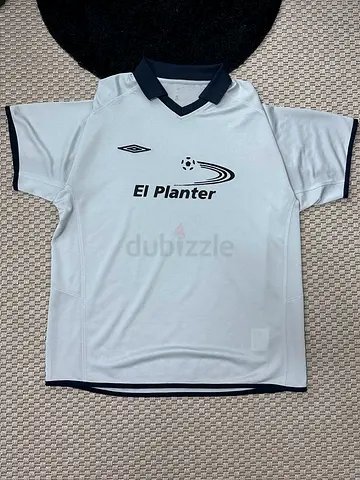 Umbro El Planter Grey Football Jersey, Size Large