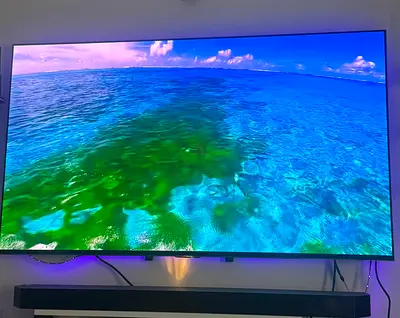 65-inch OLED Samsung Smart TV in excellent condition (wall-mounted)