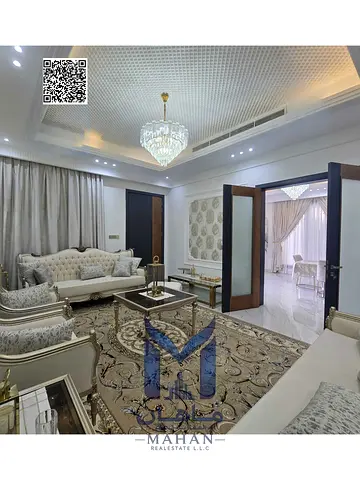 Luxury Fully Furnished 5BR Villa G+2 | Central AC | Including Electricity & Water | Premium Al Yasm