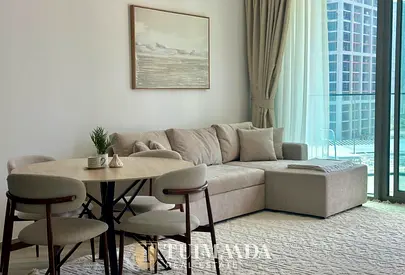 Furnished 1BR | Peninsula Three | Canal & Marina Views