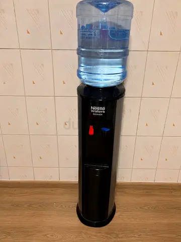 Standing Water Dispenser Cooler - Black, Bottle-fed nestle