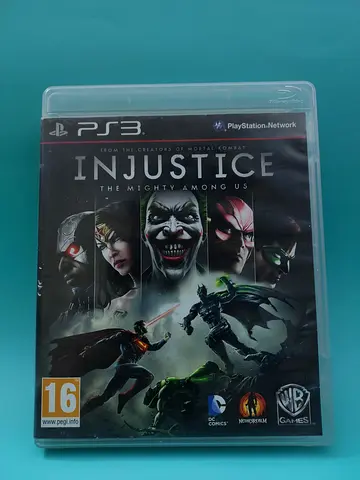 Injustice: The Mighty Among Us (PS3) - Original Disc and Case