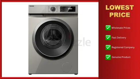 Toshiba Front load Washer 7 Kg – Tw-H80S2A(Sk) Washing machine
