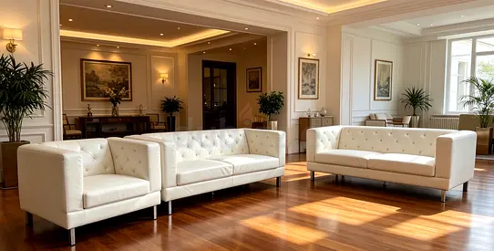 Leather Sofas 6 Seater - Excellent Condition