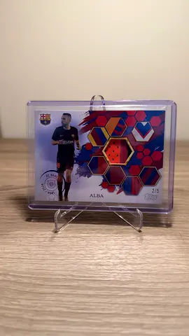 Topps FC Barcelona Jordia Alba 2/5 match memorabilia