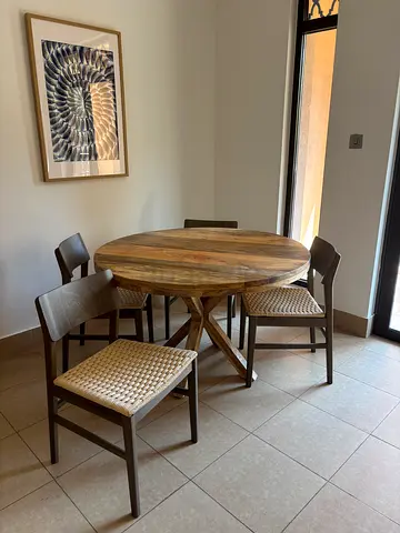 IKEA SKANSNÄS Wood Dining Chairs x4