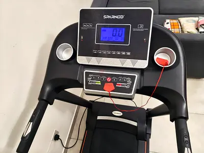 Sparnod Treadmill with Display — Perfect Working Condition