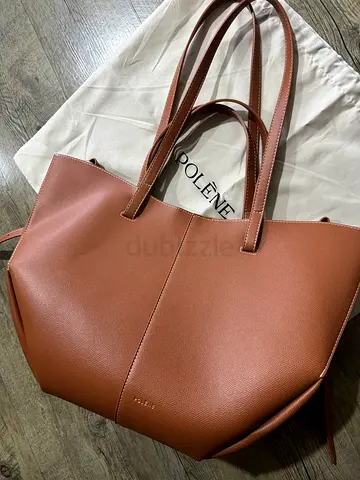 Brown Leather Tote Bag - Large, Gently Used