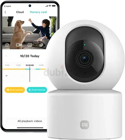 Xiaomi Mi 360° Smart Home Security Camera — Wi‑Fi, Night Vision, Motion Detect C301 2K
