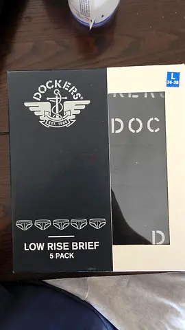 Dockers 100% Cotton Briefs 5 Pack Size L