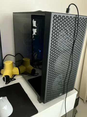 Compact mid-tower gaming PC with tempered glass side panel (used) negotiable