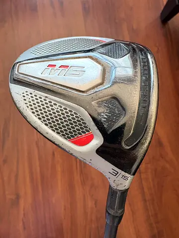 Used TaylorMade M6 3-wood golf club - 15° loft, regular shaft