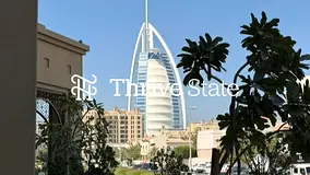 Balcony with Garden and Burj Al Arab View | Vacant