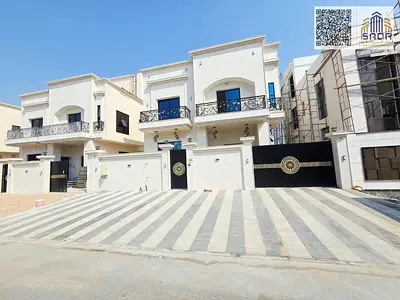 طابقين وروف /6 غرف تكيف مركزى مع المكيفات