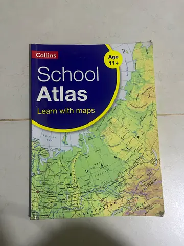Collins School Atlas (Learn with maps) - Age 11+ - Used