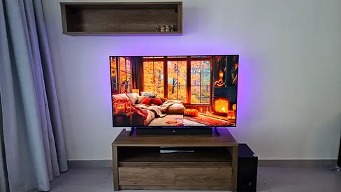 TV Bench with Matching Shelf