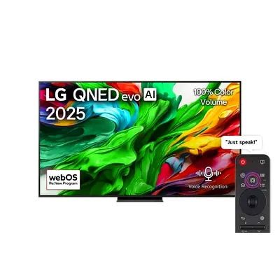 LG 75″ QNED evo AI QNED86 MiniLED 4K Smart TV AI Magic remote Dolby webOS25 (2025 Model